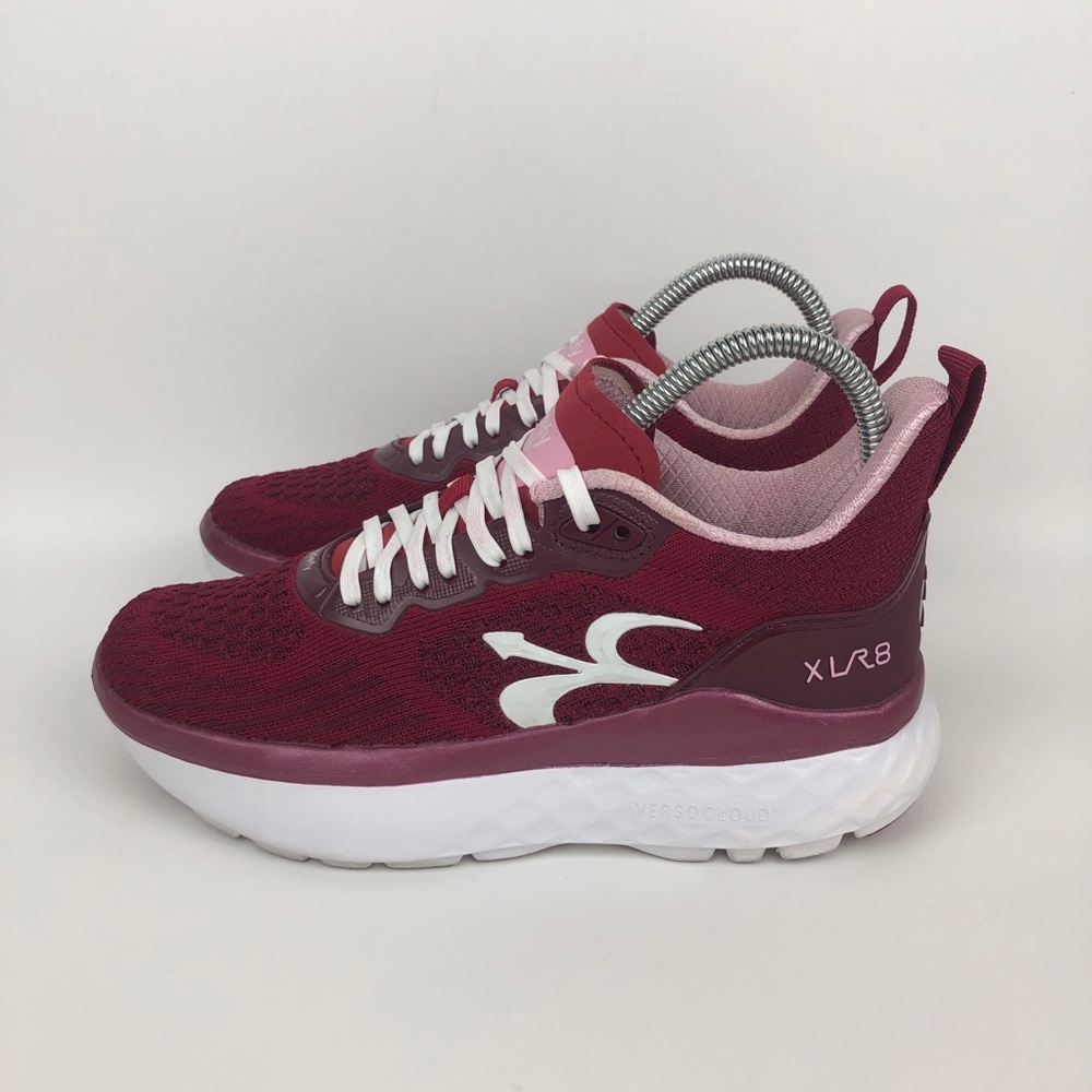 Gravity Defyer GDefy XLR8 Running Shoe Womens Size 6 Burgundy Red Pink White